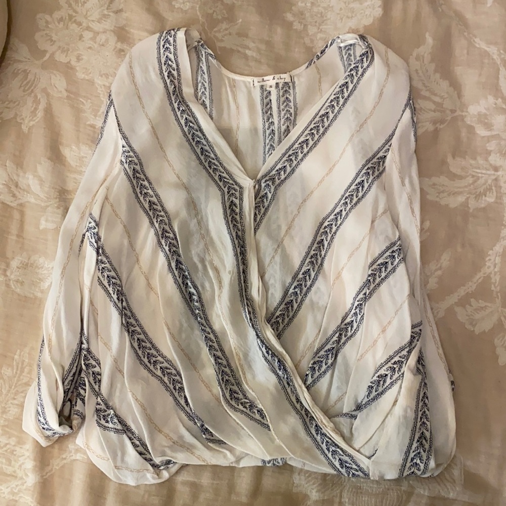 High Low Linen Top